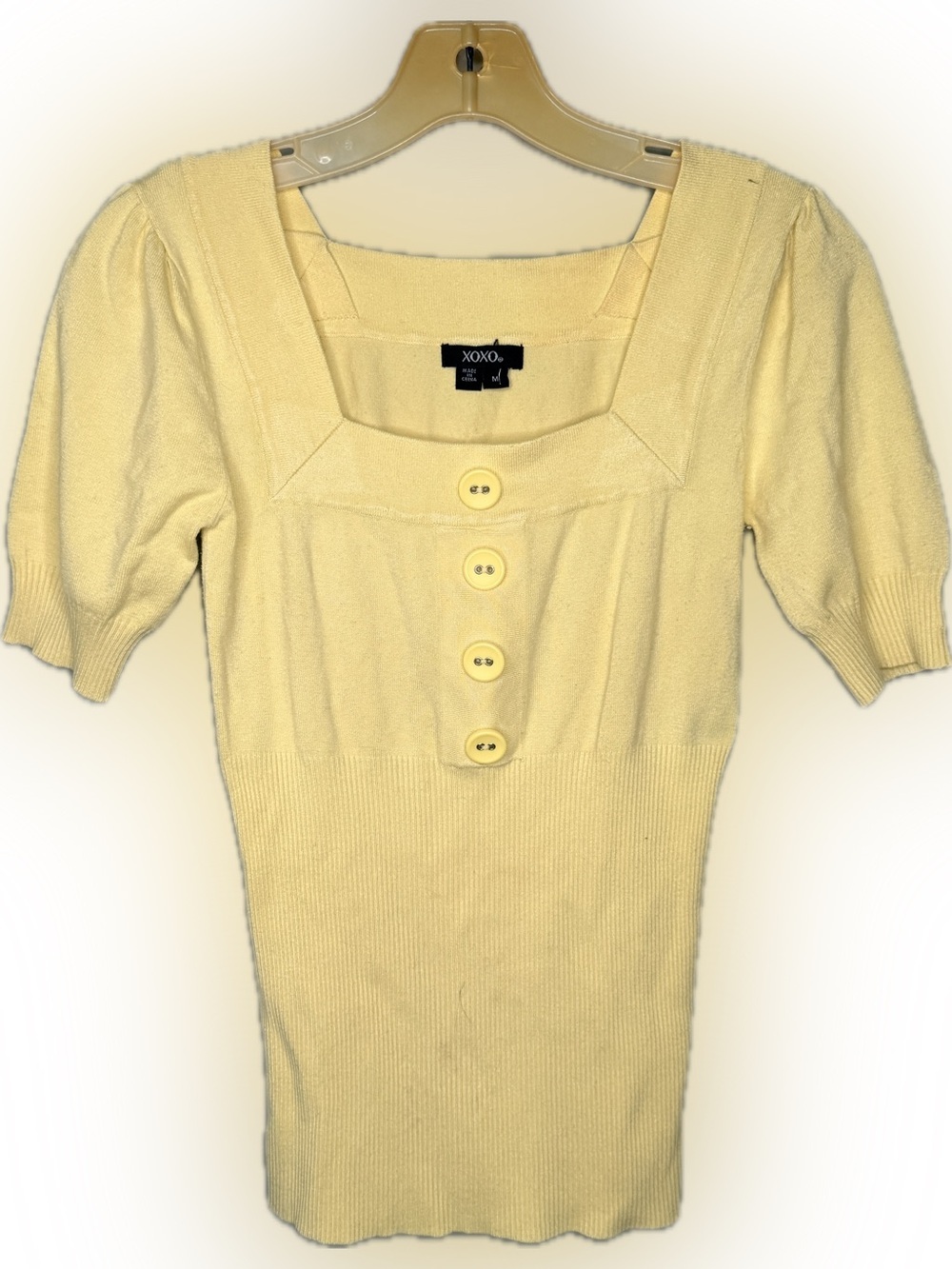XOXO Yellow Sweater